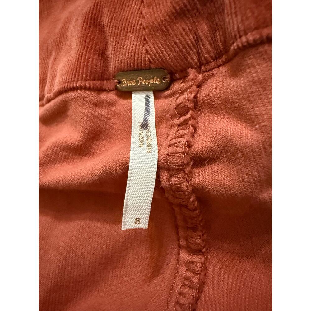 Free People Corduroy Pleated Micro Mini Skirt Skort size 8 Y2K Style Twee - Picture 6 of 6